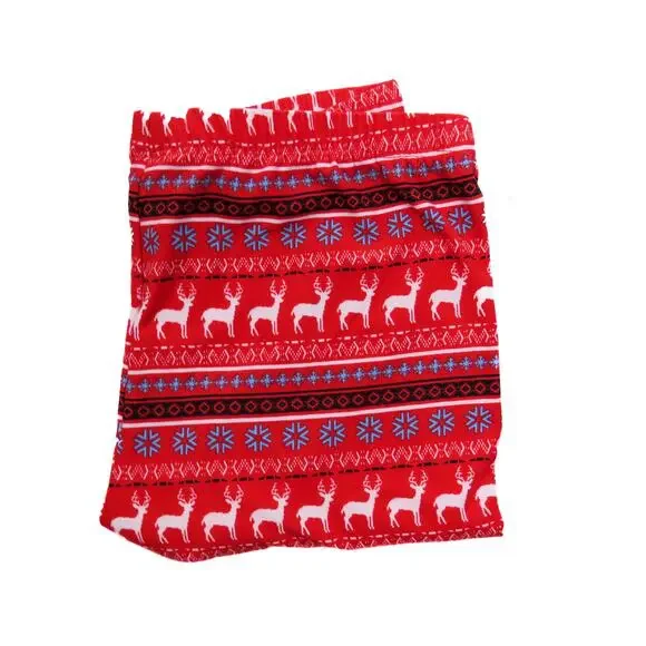 Pink Rose Christmas Leggings Red Argyle Ugly Christmas Leggings Reindeer - Picture 6 of 7